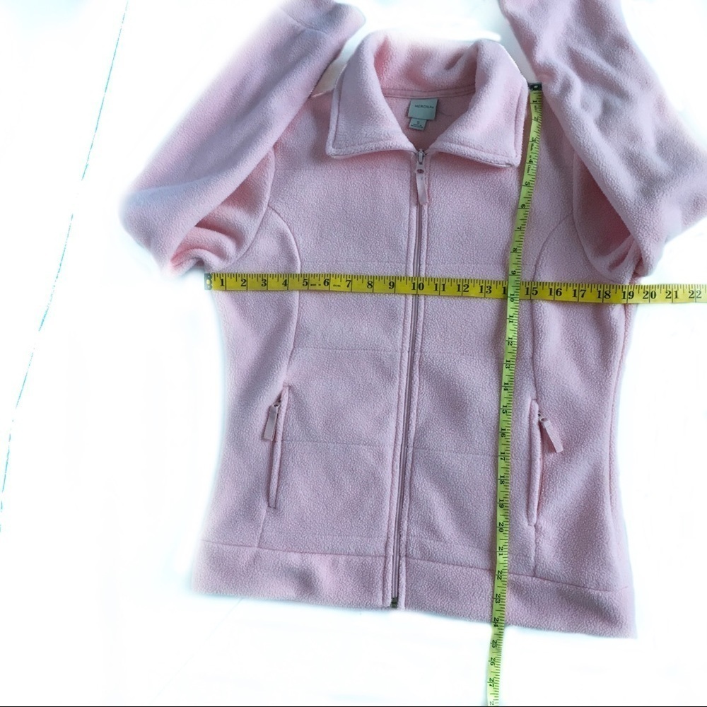 Merona Full Zipper Fleece Pastel Pink - Picture 4 of 5